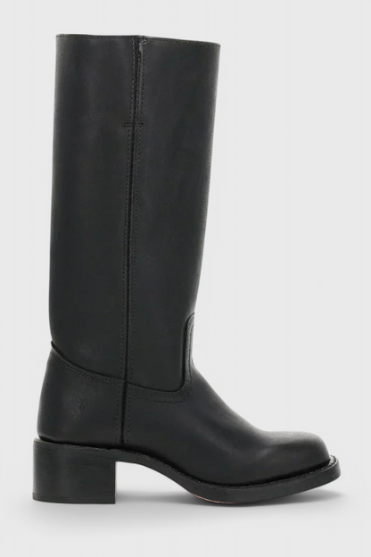 Ella | Women’s Leather Knee-High Boots with Heels